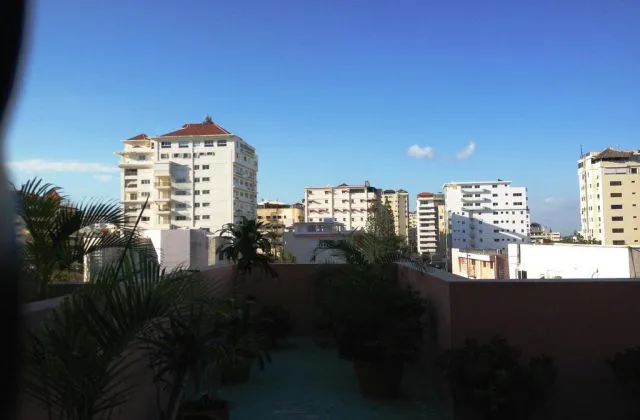 Apartahotel Residencial Alvear terrasse vue capitale republique dominicaine