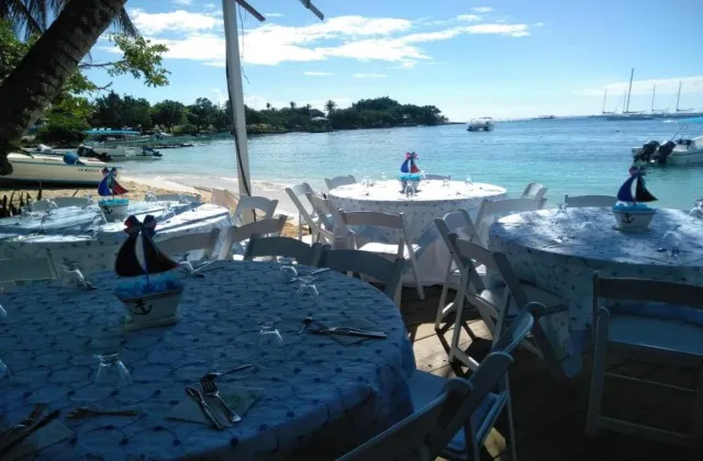 Hostal Magallanes Bayahibe Restaurante vista mer