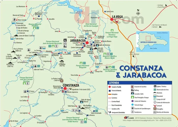 Mapa turistico Constanza