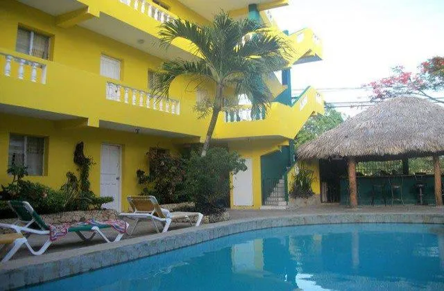 Hotel Coco Sosua bar piscina